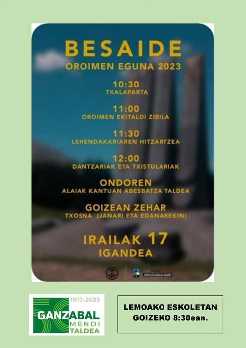 Ganzabalen Oroitze Eguna