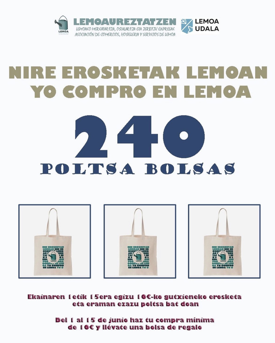 Nire erosketak Lemoan ekimena martxan da