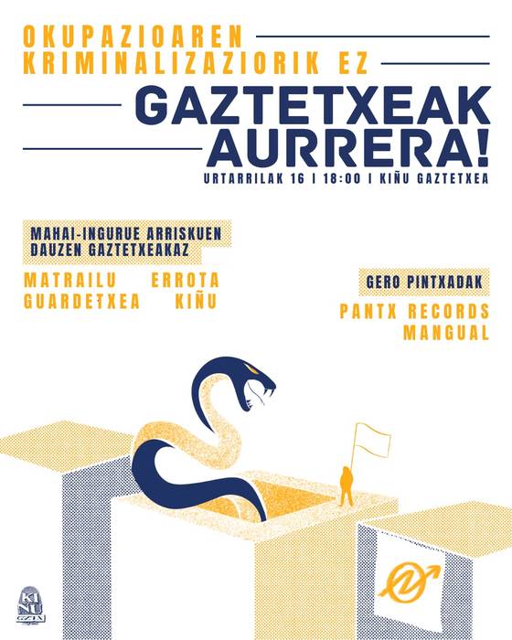 Mahai-ingurua Kiñu Gaztetxean