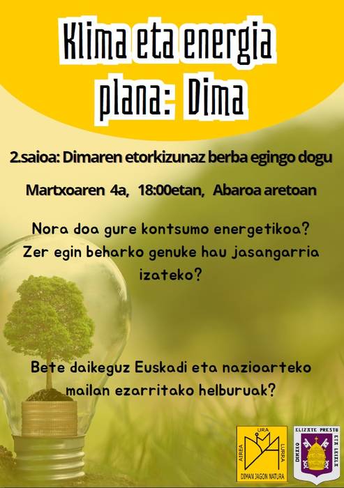 Klima eta energia plana Diman