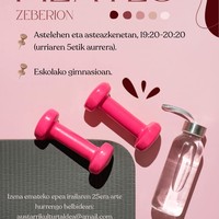 Zeberioko 'Pilates' ikastaroko izen-emotea