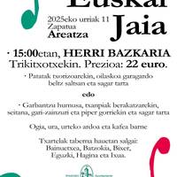 Euskal Jaiko bazkarirako txartelak salgai