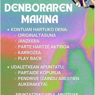 Arteako jaiak. Izen-emoteak zabalik
