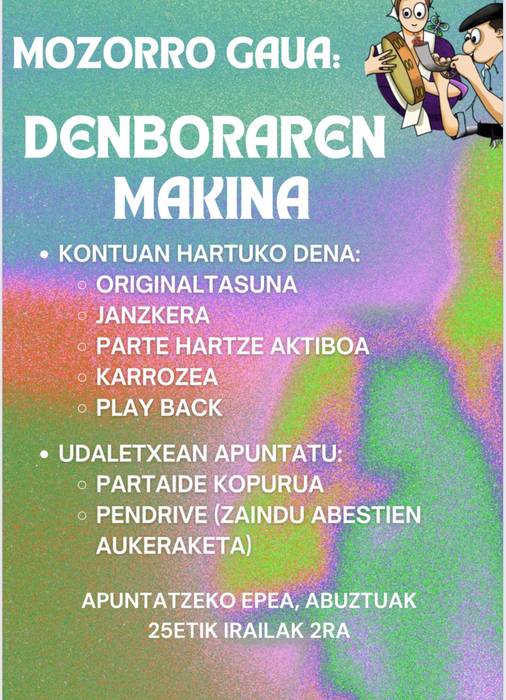 Arteako jaiak. Izen-emoteak zabalik