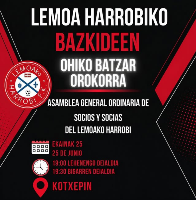 Lemoa Harrobiko Batzar Orokorra