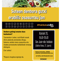 Osasuntsu jateko tailerra