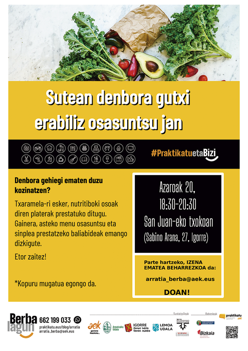 Osasuntsu jateko tailerra