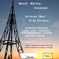 Arratiako jubiladuen mendi martxea Areatzan