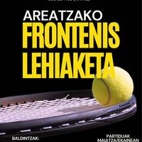 Frontenis Txapelketea Areatzan. Izen-emotea zabalik