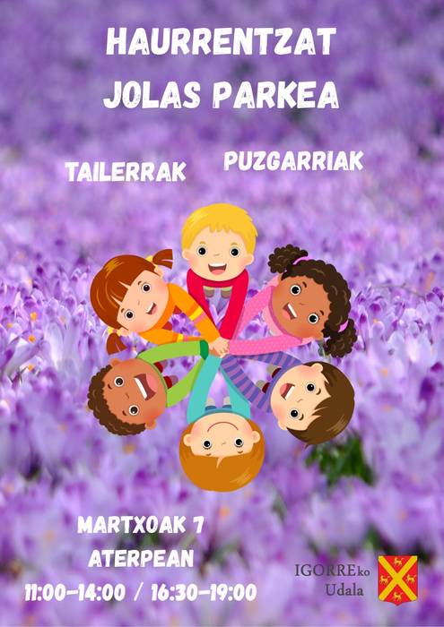 Jolas parkea umeentzat