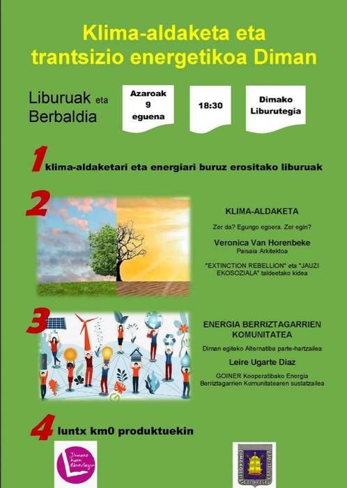Klima aldaketea eta transizino ekologikoa Diman