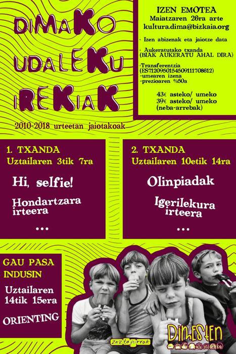 Dimako udaleku irekiak