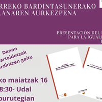 Bardintasun Planaren aurkezpena Igorren