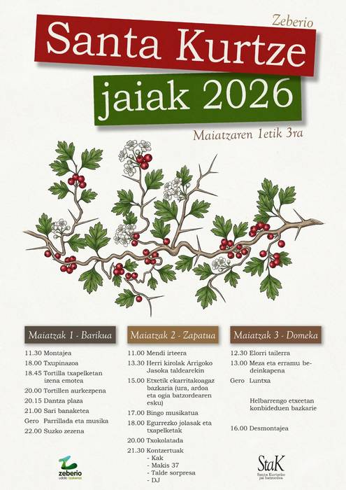 Santa Kurtzeko jaiak Zeberion