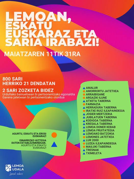 Lemoan euskaraz kanpainea