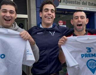 Gabonetako loteriaren hirugarren saria Igorren: 90.693