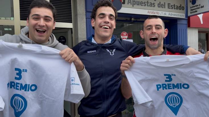 Gabonetako loteriaren hirugarren saria Igorren: 90.693