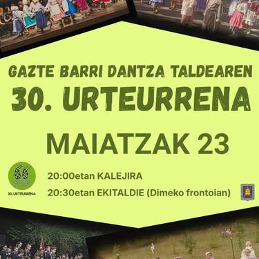 Gazte Barriren 30. urteurrena