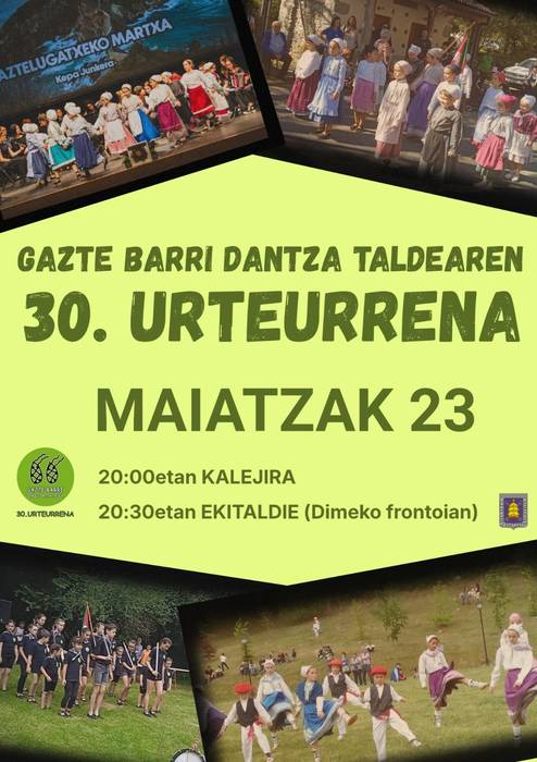 Gazte Barriren 30. urteurrena