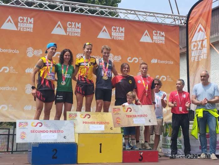 Onditz Iturbe Espainiako Kilometro Bertikal Txapelketako azpitxapeldun izan zan
