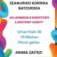 Korrika batzordea Zeanurin