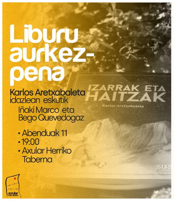 Liburu aurkezpena Axular Herriko Tabernan