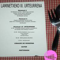 Laminetxe Gaztetxea. Urteurrena