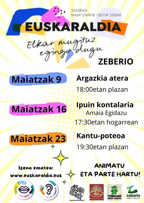 Euskaraldiko kantu-poteoa