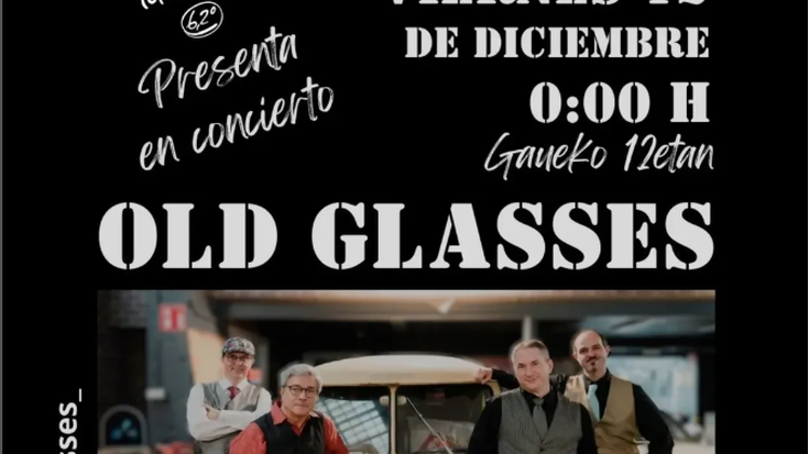 Old Glasses taldearen kontzertua Trokan