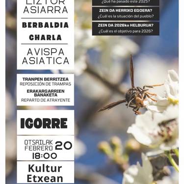 Liztor asiarraren gaineko berbaldia Igorren