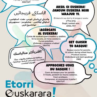 'Etorri euskarara!' ikastaroa Areatzan