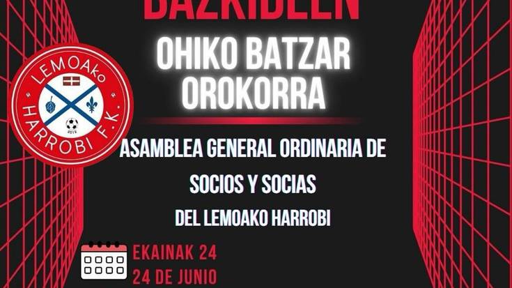Lemoako Harrobiren Ohiko Batzar Orokorra