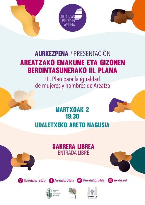 Bardintasun planaren aurkezpena Areatzan