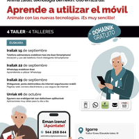 Telefono mobikorra. Ikastaroa