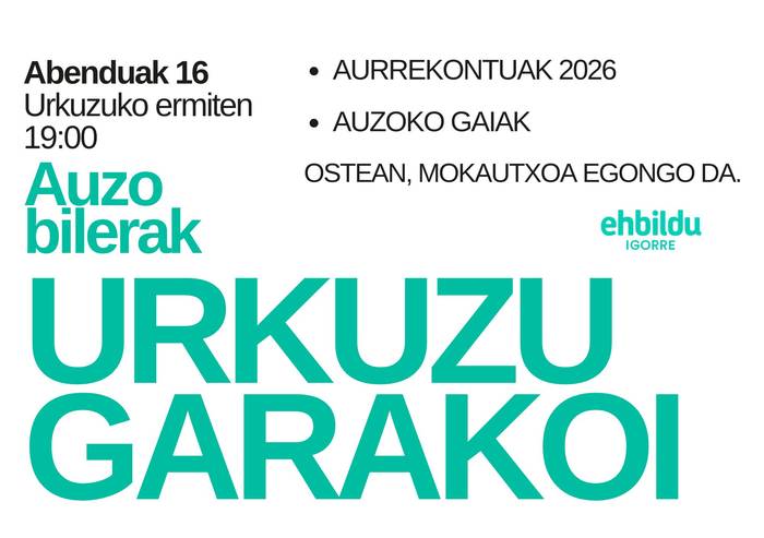 Igorreko EH Bilduren auzo bilerea