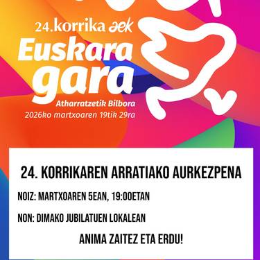 Arratiako Korrikaren aurkezpena Diman