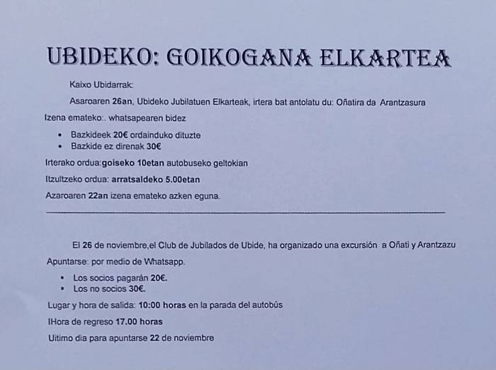 Ubidetik urtekerea jubiladuek. Izen-emotea