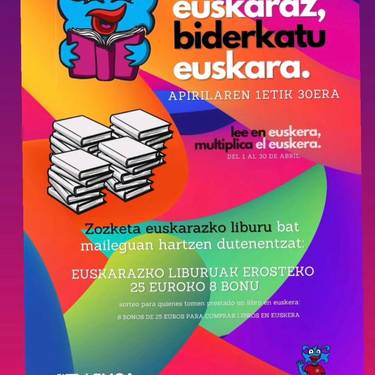 'Irakurri euskaraz, biderkatu euskara'