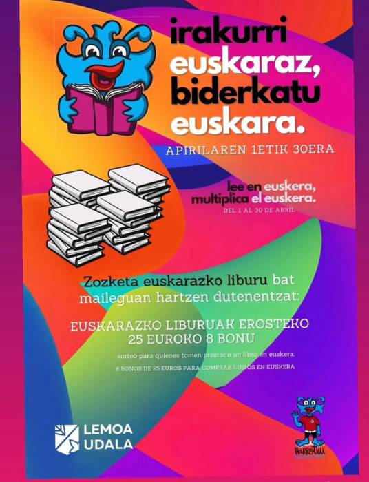 'Irakurri euskaraz, biderkatu euskara'