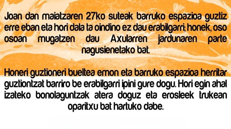 Kontzertua Axular Herriko Tabernan