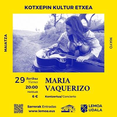 Maria Vaqueriozren kontzertua Lemoan