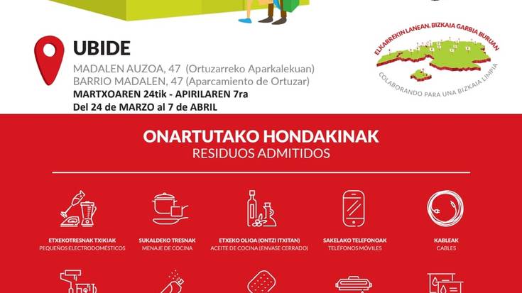 Gailu txikientzako GARBIKER garbigune mobikorra