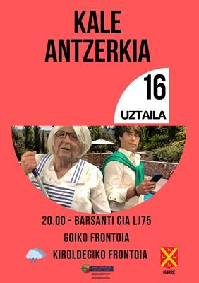 Barsanti konpainiaren 'LJ75' kale antzerkia