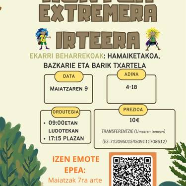 Hontza Extremera urtekererako izen-emotea
