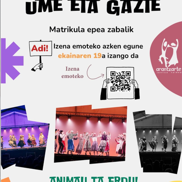 Arantzarten izena emoteko epea zabalik