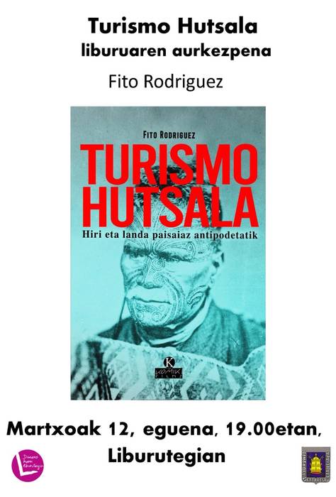 'Turismo hutsala' liburuaren aurkezpena