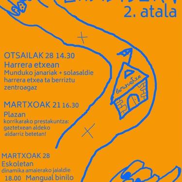 Munduko janariak eta solasaldia Areatzako Harrera etxean