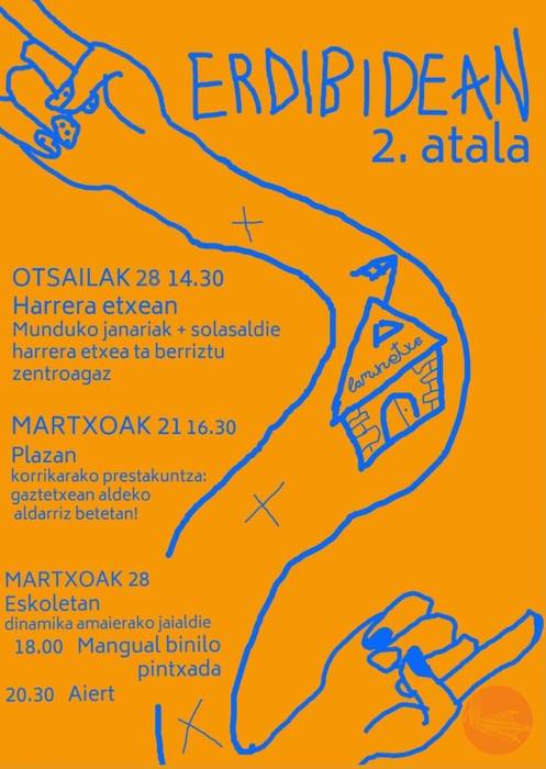 Munduko janariak eta solasaldia Areatzako Harrera etxean