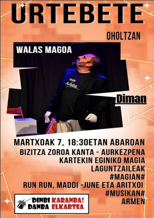 Walas magoa urtebete oholtzan