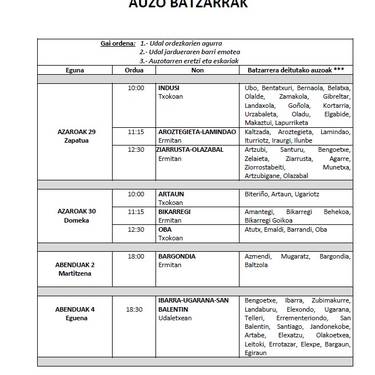 Dimako auzo batzarrak